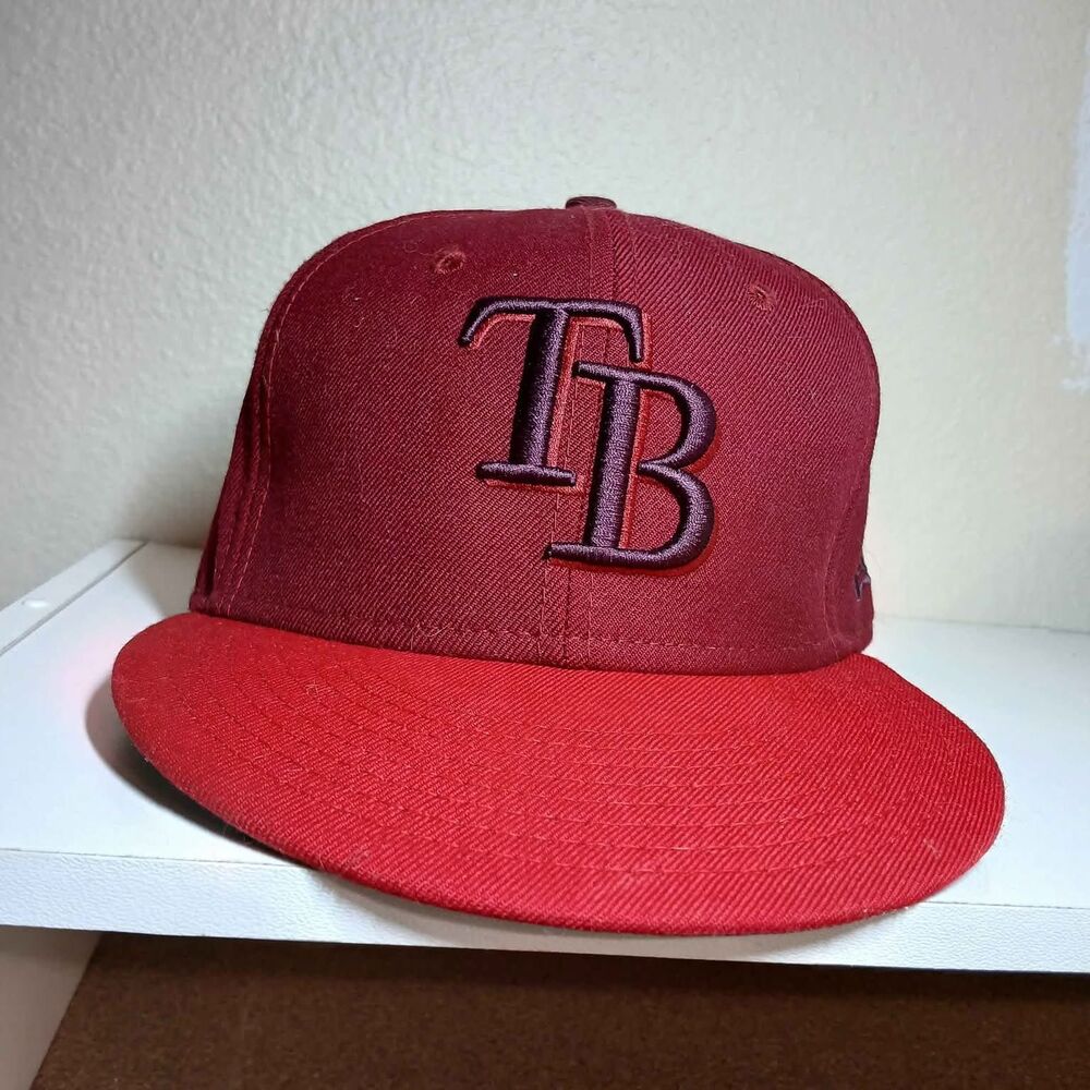 New Era Tampa Bay‎ Rays Baseball Cap Size 7 1/2